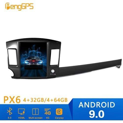 Android 9 Tesla Style Car CD Radio Vertical Screen for Mitsubishi Lancer GPS Navigation Multimedia Player Head unit