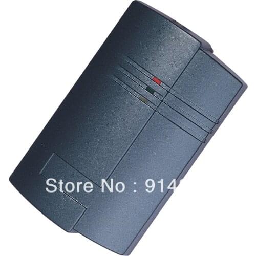 Free Shipping + EM-ID with weigand 26 output proximity access control reader +125KHZ + waterproof outdoor reader