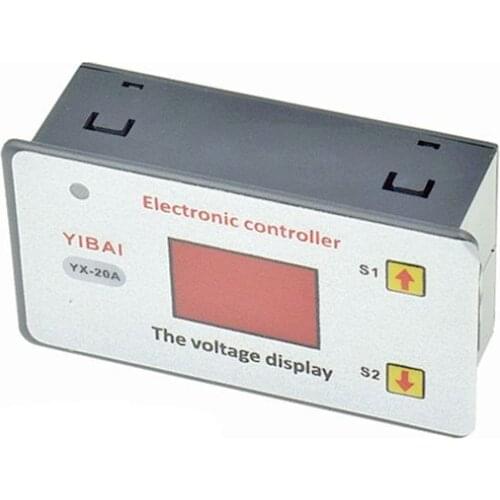 Digital display, battery, control module, lithium battery anti-undervoltage protection switch, automatic recovery of overvoltage