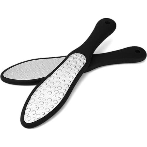 Stainless Steel Grinding Foot Care Double Sided Exfoliating Brush Beauty Feet Pedicure Calluses Removing Foot File Tools 2018