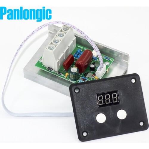 AC 220V 10000W 80A Digital Control SCR Electronic Voltage Regulator 10-220V Speed Control Dimmer Thermostat + Digital Meters