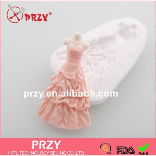 Fondant mold wedding chocolate fondant with baking mold wedding dress Bra bride with wedding silicon mold