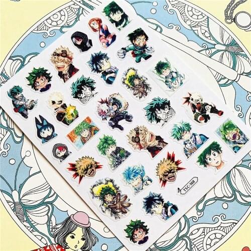 TSC-168 Japanese cartoon, hot-blooded boy DIY 3D Back glue Nail Art Stickers Decals Sliders Nail ornament decoration