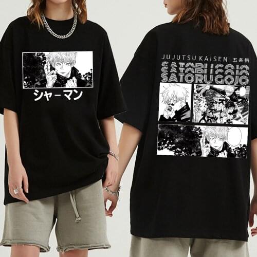 Anime Jujutsu Kaisen T Shirt Harajuku Short Sleeve T Shirt for Men/women