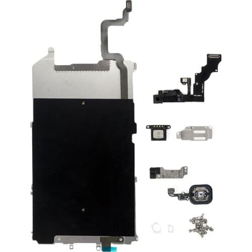 100% Tested AAA High Quality For iPhone 6 plus Home Button+Ear Speaker+Front Camera Full Set of Details for Apple iPhone Parts