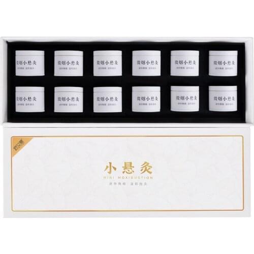 Micro-smoke Suspended Moxibustion Household Suspended Moxibustion Paper Tube Moxibustion Box 12 Capsules/ Free Shipping