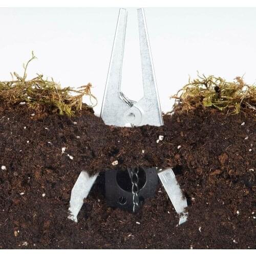 Multifunction Powerful Reusable Scissor Type Claw Mole Trap Garden Galvanised Easy Setup Durable Control
