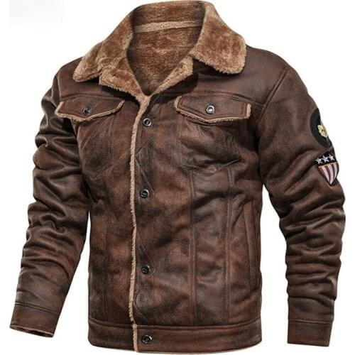Mens Leather Jackets Motorcycle Fashion Stand Collar Zipper Pockets Male Vintage PU Coats Biker Faux Leather Fashion Outerwear