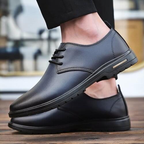 Mens masculino piel black oxford leather classic male retro hombre shoe shoes zapatos vintage formal genuine boot dress fashion