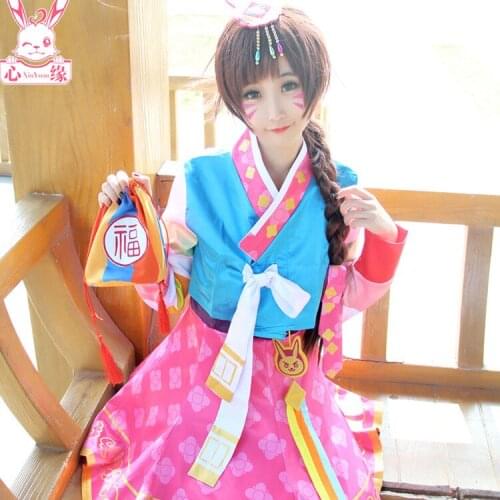 Japanese Harajuku Anime cosplay Halloween party Masquerade Female girls kimono Daily New Year Korean clothing cartoon kimono
