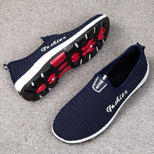 Original Stretch Fabric Sneakers Slip-on Walking Shoes Breathable Lightweight Casual Running Sneakers Tenis Footwear