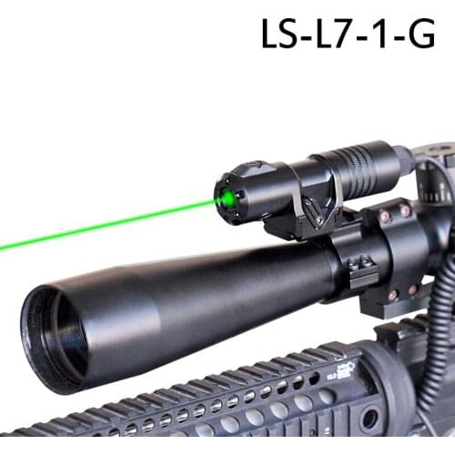 Picatinny Rail Mounted IR Laser Sight Hunting Shooting Laser Shockproof Rifle Weapons Airguns Green Red Laser Scope Mira Laser