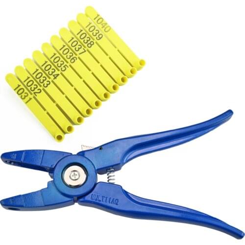 Livestock Animal Sheep Ear Tag Pliers Dog Sheep Ear Tags Nylon Material Laser Ear Tag Farm Animal Livestock Feeder Tools