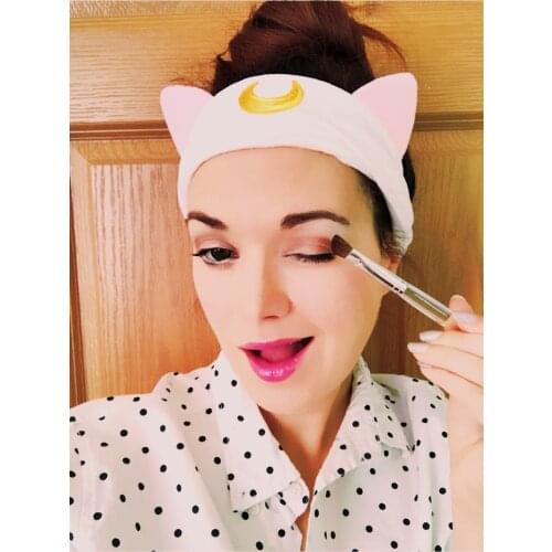 1pcs Headband Sailor Moon Artemis Inspired hair band, headband perfect for applying make up and washing your face