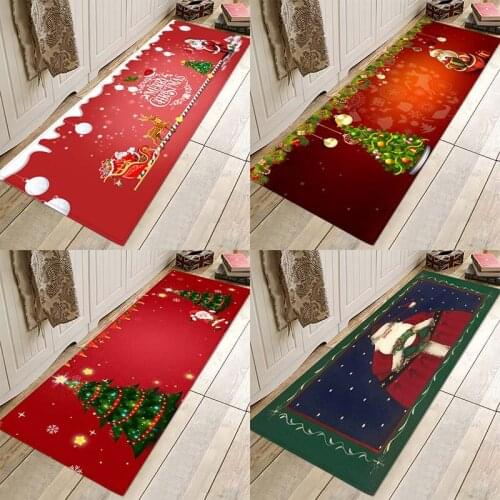 Christmas mat ,Christmas holiday mat, Christmas party mat, home flannel Anti-Slip absorbent soft mat