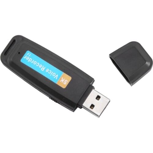 U-Disk Digital Audio Voice Recorder Pen Charger USB Flash Drive Up to 32GB Mini SD TF High Quality