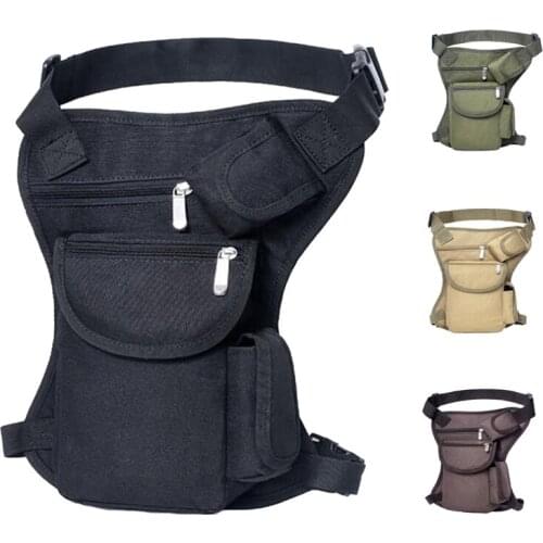 Military Gear Tactical Drop Leg Bag Outdoor Hiking Waist Pack Multifunctional Thigh Bag Motorcycle Cycling Travel Sports Pouch