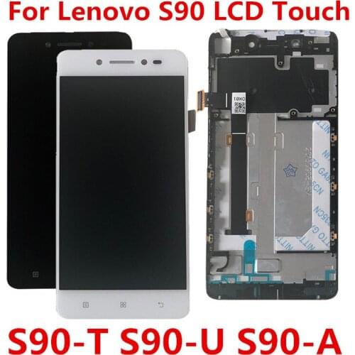 For Lenovo S90 LCD Display Touch Screen Digitizer Assembly With Frame S90-T S90-U S90-A Original Replacement Parts