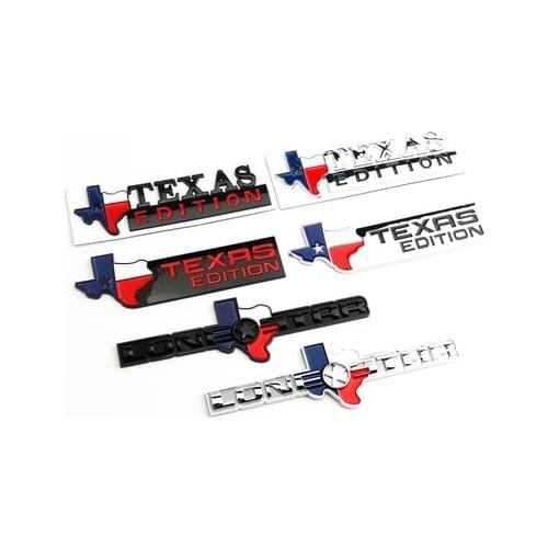 1X Car Styling 3D ABS MASON Lone Star TEXAS EDITION Sticker Emblem Badge for Universal Cars Motorcycle Decorative Accessories