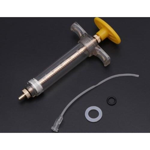 10ml/20mlParrot Chick Feeder Copper Head Syringe Hose Birds Feeding Injector Supplies dropshipping