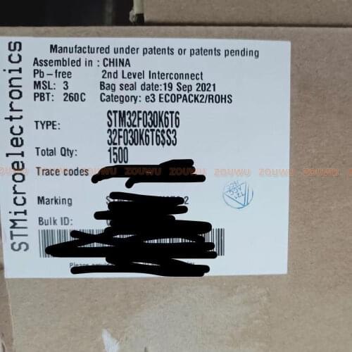 STM32F030K6T6 STM32F 030K6T6 LQFP-32 LILLARD promises 100% brand new original authentic Provide original pictures befo