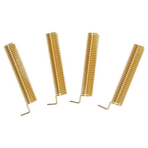 100pcs/lot SW315-TH23 315MHz 27mm Golden Plated Spring Antenna