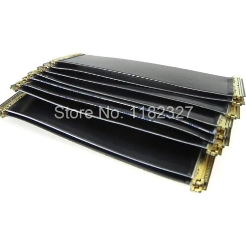 30pcs/lot FFC Cable 70mm length for LCD diaplay two end with I-PEX 20453-040T connector Electromagnet film shield High Quality