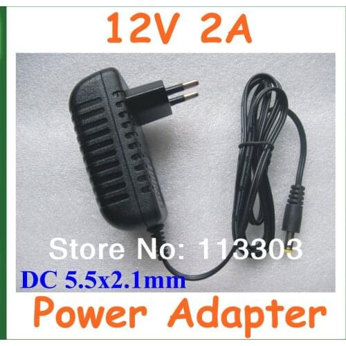 4pcs AC 100-240V to DC 12V 2A 2000mA LED Power Supply Adapter EU US Plug Charger for LED Strip Light