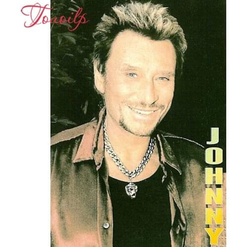 5D Full Diamond Painting johnny hallyday Cross Stitch 5d diy Diamond Embroidery pattern Diamond Mosaic picture rhinestone pastes