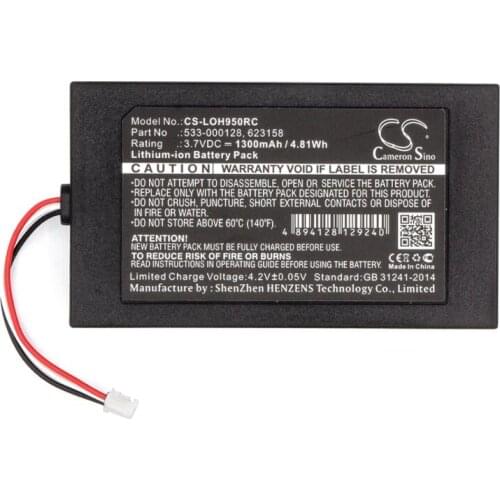 Cameron Sino 1300mAh battery for LOGITECH 915-000257 915-000260 Elite Harmony 950 533-000128 623158 Remote Control Battery