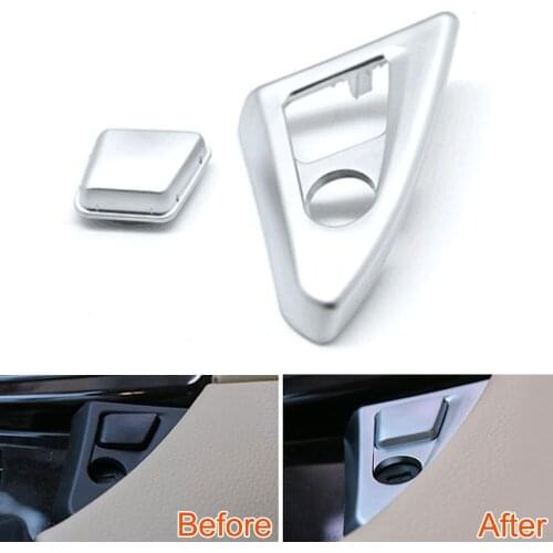 BBQ@FUKA Front Seat Armrest Box Switch Button Knob Cover Trim Car Styling Fit For 5 Series F10 530 520i 525li 2011-2016