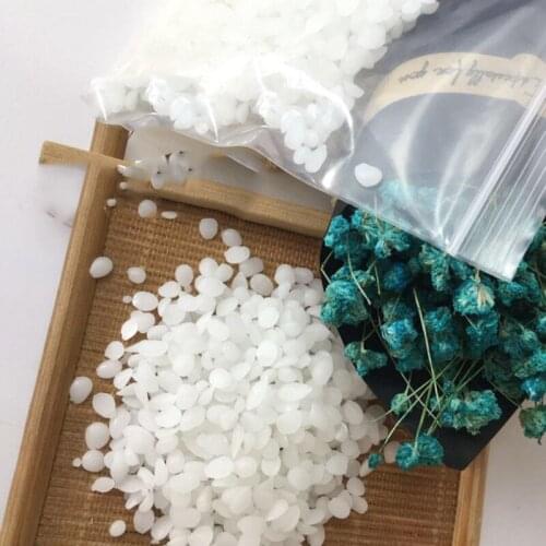 White beeswax scented candle DIY material beeswax particles handmade diy homemade scented wax