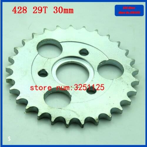 Free shipping 428 29T Monkey motorcycle Drive gear 29 Tooth 30mm /122mm Rear Chain Sprocket for Cross-country motorcycle