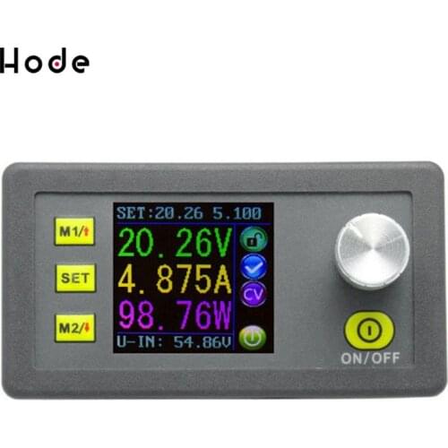 DP50V5A Constant Voltage current Step-down Programmable Power Supply module buck Voltage converter color LCD voltmeter