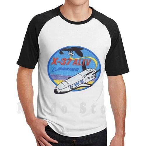 X37 B Approach And Landing Test Vehicle Badge T Shirt Diy Big Size 100% Cotton Boeing X 37 B Orbital Test Vehicle Otv 1 Otv 2