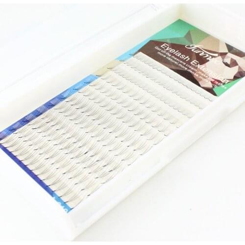 Easy Fan Volume Lashes 0.07mm Natural Curl 3D Eyelashes Extensions Mix Length 6 8 10 12mm Faux Mink Eye Makeup