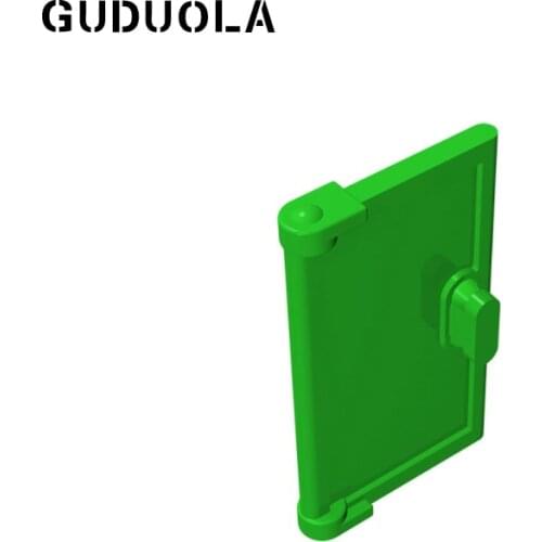 Guduola Door 1x2x3 with Holes in Handle (60614)Frames/Windows/Walls and Doors MOC Building Block Toys Parts 80pcs/LOT