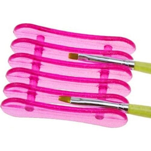Good sale Nail Art Makeup Brush Pen Holder Stand Rest Acrylic UV @ME88