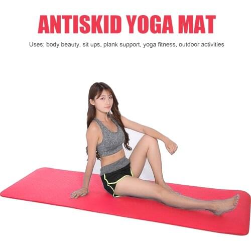 183cm Yoga Mat Excellent Craftsmanship Well Durability NBR Non-slip Blanket Lose Weight Pad Gym Home Fitness Equipment
