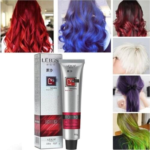 Fashion Men/Women 92G Natural Hair Care Styling Tools Hair Dye Tint Hair Coloring Cream Semi Permanent