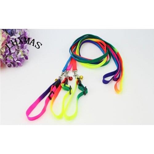 Pet Small Animal Harness Cat Rabbit Nylon Harness Collar Leash Lead Adjustable Cat Collar D152
