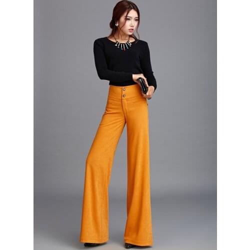 2020 new spring and autumn Fashion casual loose plus size brand female women ladies girls wide leg pants clothing