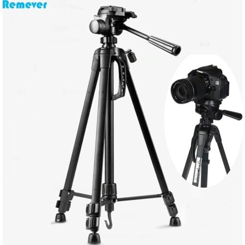 New professional Tripod with 360 degrees horizontal swivel and 90 degrees vertical platform with 3-way head for Cameras DSLR