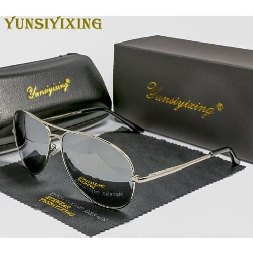 YSYX 2020 Sunglasses Mens Designer Brand Luxury Pilot Glasses Polarized Sun Glasses Men/Women Accessories Gafas De Sol YS103
