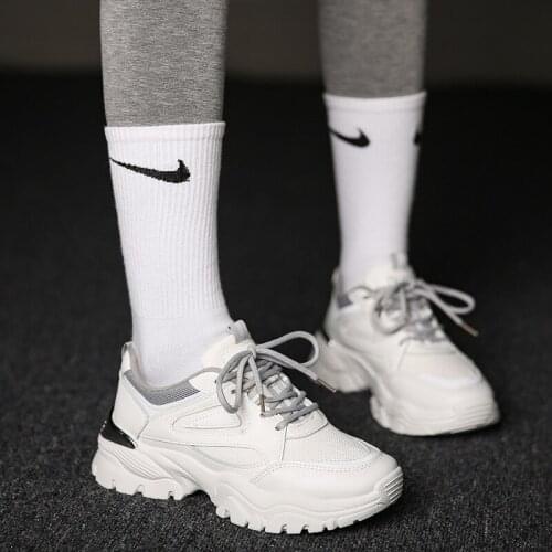 Dad Shoes 2021 Spring and Autumn Internet Celebrity Height Increasing Sports Shoes Breathable Casual Womens Shoes