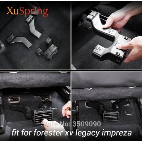 Car Rear Seat Air Conditioner Outlet Vent Extension Tube for subaru forester outback xv legacy impreza 2019 2018 2017
