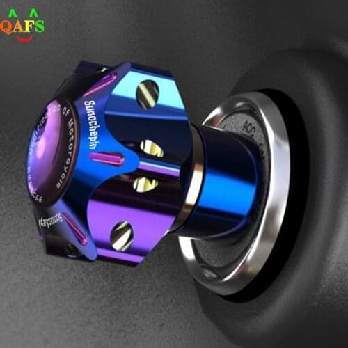 Universal Aluminum Burn Blue DIY Key Cover Case Shell FIT Motorcycle Car ATV