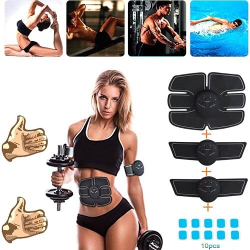 EMS Vibration Fitness Abdominal Muscle Trainer Sport Press Stimulator Gym training equipment apparatus Electric Belly exercises