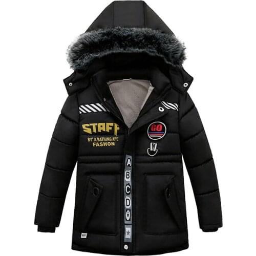 2018 Spring Winter Boys Jacket for Boys Children Clothing Hooded Outerwear & Coats Baby Boy Clothes 2-7 Year