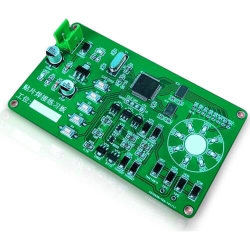 Built-in test function rotating lamp patch welding kit electronic DIY production parts